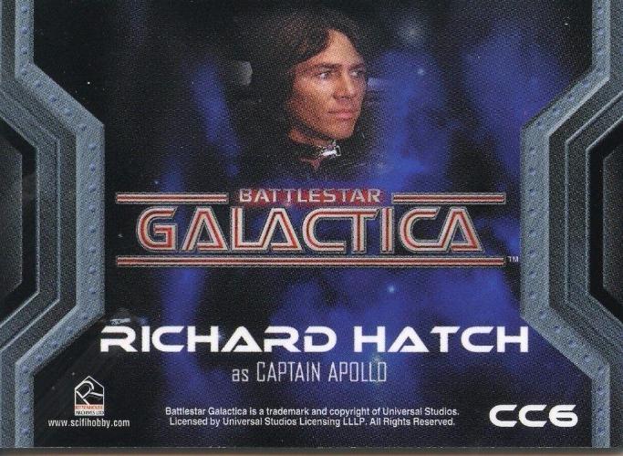 Battlestar Galactica Colonial Warriors Captain Apollo Costume Card CC6   - TvMovieCards.com