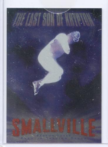 Smallville Season Three The Last Son of Krypton Case Topper Chase Card CL1   - TvMovieCards.com