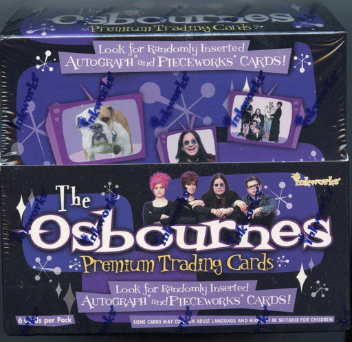 Osbournes Trading Card Box 36 Packs Ozzy Inkworks 2002 Factory Sealed   - TvMovieCards.com