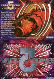 1996 Babylon 5 Complete Laser Cut Chase Card Set 2 Cards L1 L2 - TvMovieCards.com