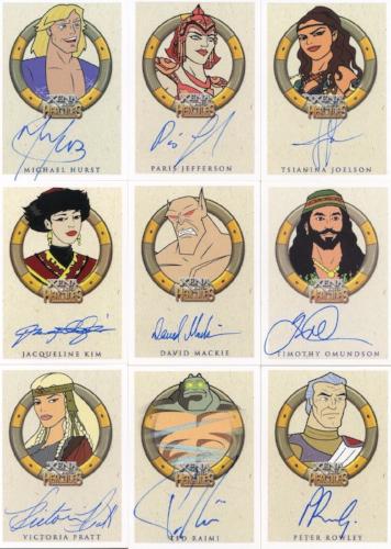 Xena & Hercules Animated Adventures Autograph Card Lot 24 Cards - TvMovieCards.com