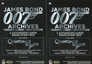 James Bond Archives 2015 Edition Promo Card Set 2 Cards   - TvMovieCards.com