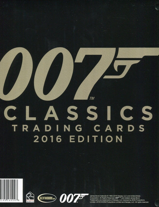 James Bond Classics 2016 Edition Card Album Empty   - TvMovieCards.com