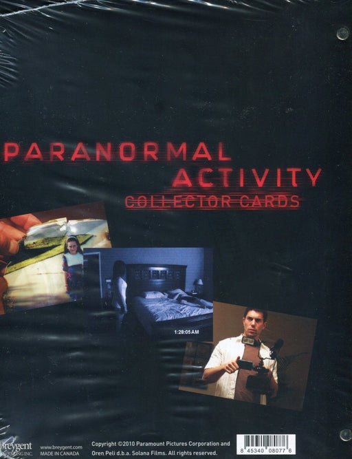 Paranormal Activity Movie Card Album   - TvMovieCards.com