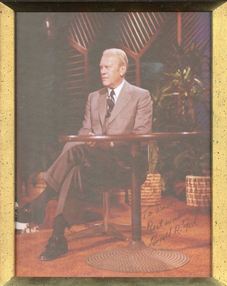 Original Signature Letter Former President Gerald Ford April 23, 198   - TvMovieCards.com