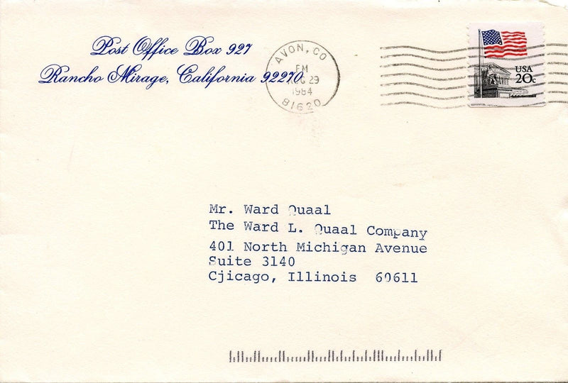 Original Signature Letter Former First Lady Betty Ford August 27, 19   - TvMovieCards.com