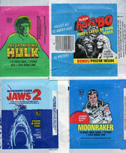 1970's 1980's  Vintage Trading Card Wrappers Mixed Lot of 27 Topps Donruss   - TvMovieCards.com