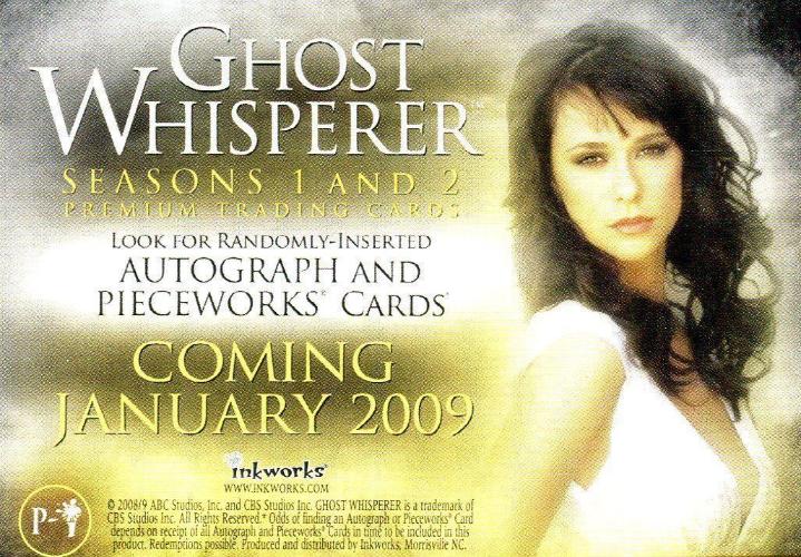 Ghost Whisperer Seasons 1 & 2 Internet Promo Card   - TvMovieCards.com