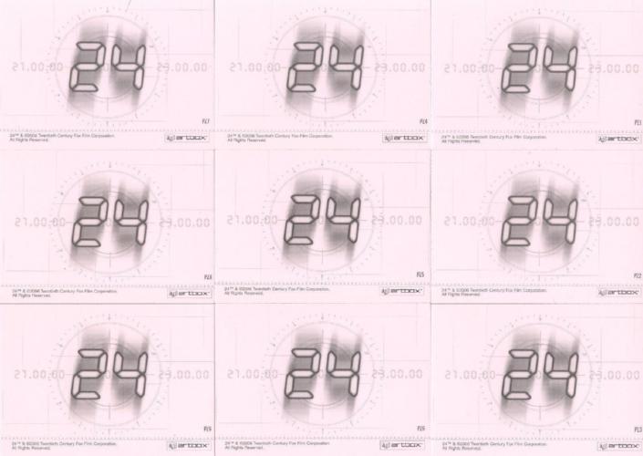 24 Twenty Four Season 4 Foil Puzzle Chase Card Set   - TvMovieCards.com