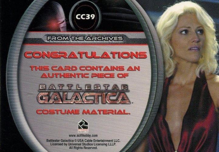 Battlestar Galactica Season Three Number Six Costume Card CC39   - TvMovieCards.com