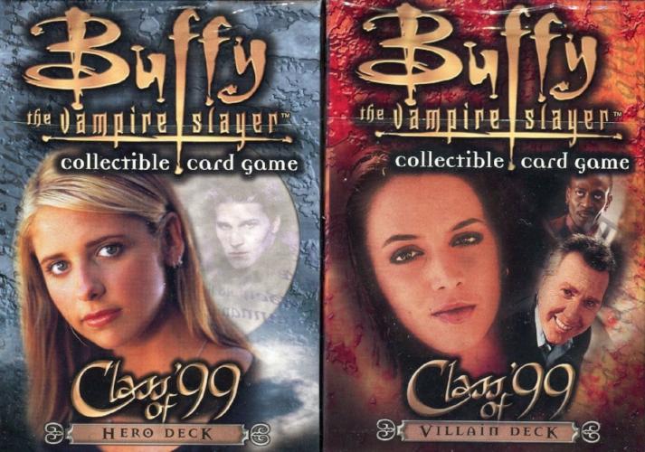 Buffy The Vampire Slayer Class of '99 Hero and Villain Starter Card Deck Set   - TvMovieCards.com