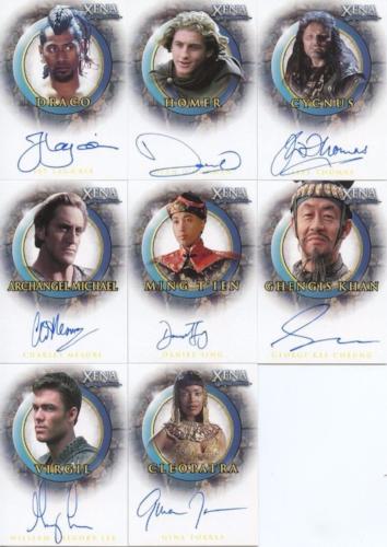 Xena The Quotable Xena Autograph Card Set 17 Cards   - TvMovieCards.com