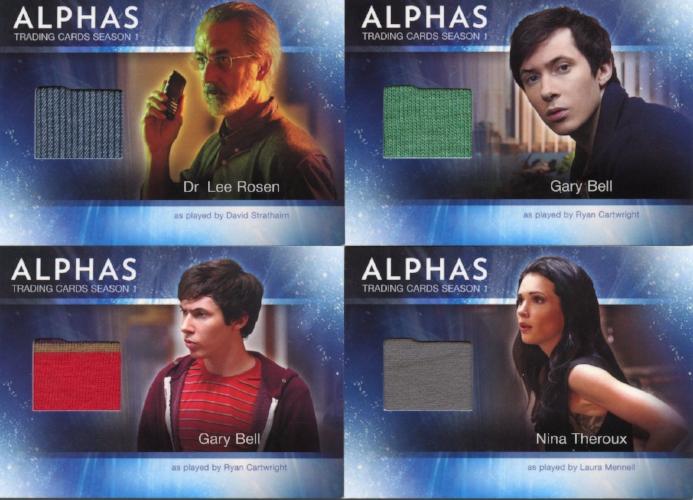 Alphas Season 1 Wardrobe Costume Card Set 10 Cards M1 - M10   - TvMovieCards.com