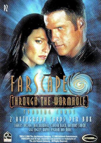 Farscape Through the Wormhole Promo Card P2   - TvMovieCards.com