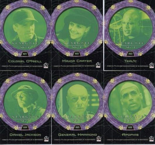Stargate SG-1 Alternate Universe Preview Card Set AU1 thru AU6   - TvMovieCards.com