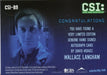 CSI Crime Scene Investigation Season 2 Anthony Zuiker Autograph Card CSI-B11   - TvMovieCards.com