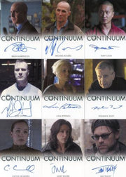 Continuum Seasons 1 & 2 Autograph Card Set 21 Cards 2014 Rittenhouse - TvMovieCards.com