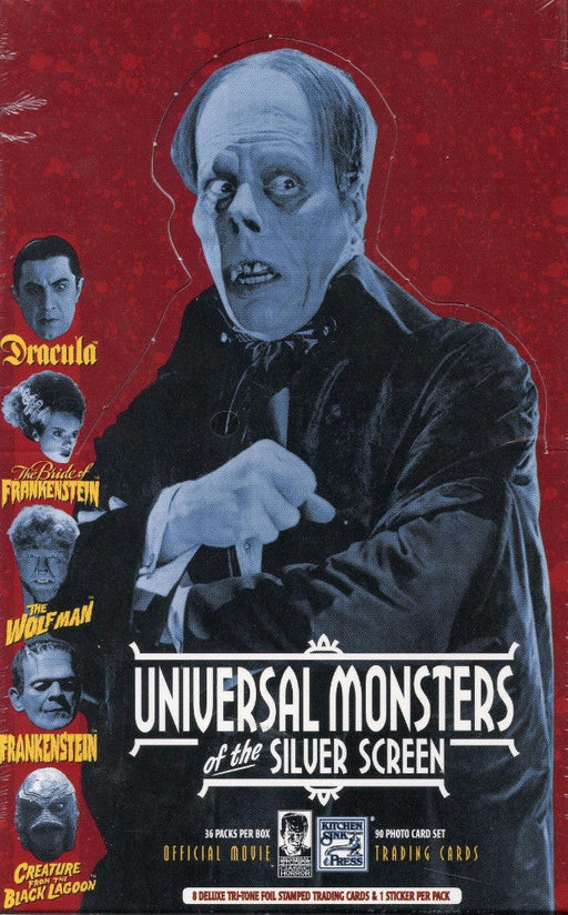 Universal Monsters of the Silver Screen Trading Card Box 36 Pack Factory Sealed   - TvMovieCards.com