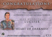 Xena Beauty and Brawn Alex Mendoza as Lucifer Costume Card C13   - TvMovieCards.com