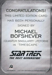 Star Trek Aliens Michael Bofshever as Quantum Lifeform Autograph Card   - TvMovieCards.com