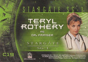 Stargate SG-1 Season Six Dr. Fraiser Costume Card C19   - TvMovieCards.com
