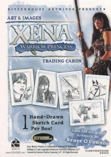 Xena Art & Images Promo Card Convention 2004   - TvMovieCards.com