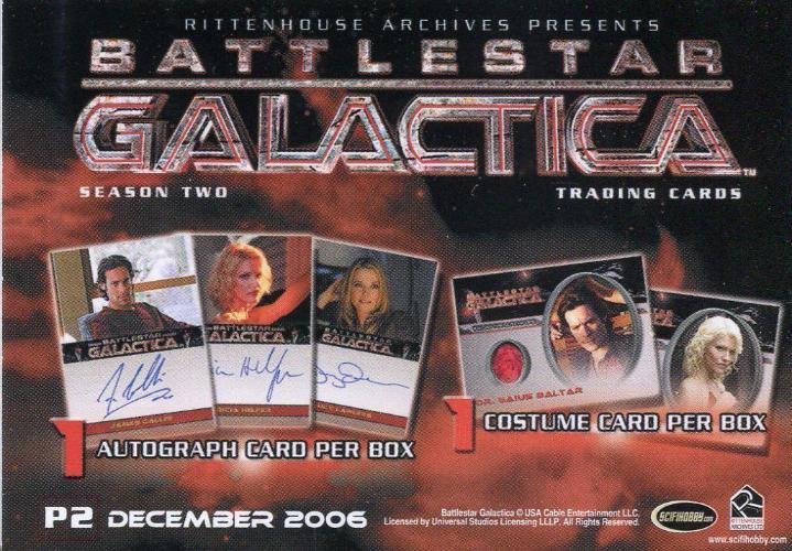 Battlestar Galactica Season Two P2 Promo Card   - TvMovieCards.com