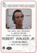 Bionic Collection Six Million Dollar Man Robert Walker Jr. Autograph Card   - TvMovieCards.com