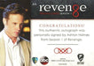 Revenge Season 1 Ashton Holmes as Tyler Barrol Autograph Card A4   - TvMovieCards.com