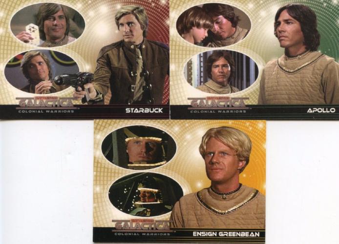 Battlestar Galactica Colonial Warriors Promo Card Set 3 Cards   - TvMovieCards.com
