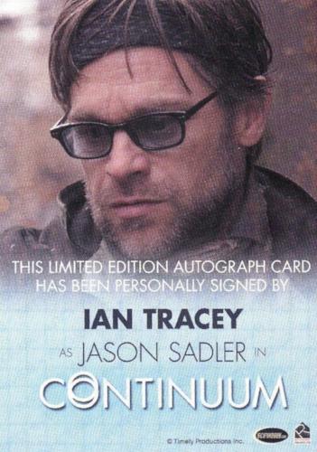 Continuum Seasons 1 & 2 Ian Tracey as Jason Sadler Autograph Card   - TvMovieCards.com