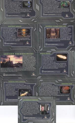 Stargate Atlantis Season One Ancient Technologies Chase Card Set AT1 - AT9   - TvMovieCards.com