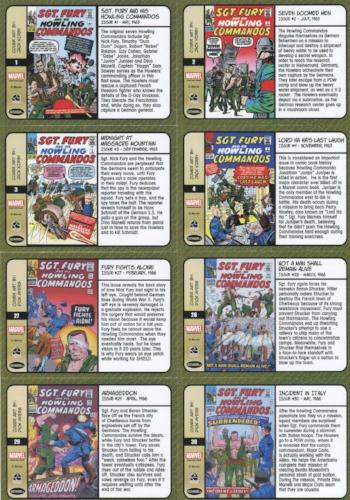 Sgt. Fury and His Howling Commandos 50th Anniversary Base Card Set 30 Cards   - TvMovieCards.com
