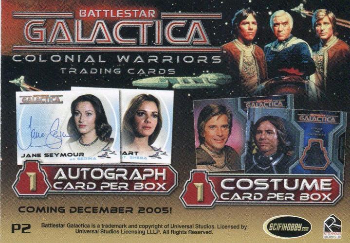 Battlestar Galactica Colonial Warriors P2 Promo Card   - TvMovieCards.com