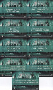 Stargate Atlantis Season One Atlantis Crew Chase Card Set   - TvMovieCards.com