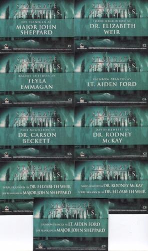 Stargate Atlantis Season One Atlantis Crew Chase Card Set   - TvMovieCards.com
