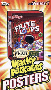 4 Wacky Packages Series 1 Posters Card Box 4 Sealed Boxes 18 Packs Topps 2012   - TvMovieCards.com