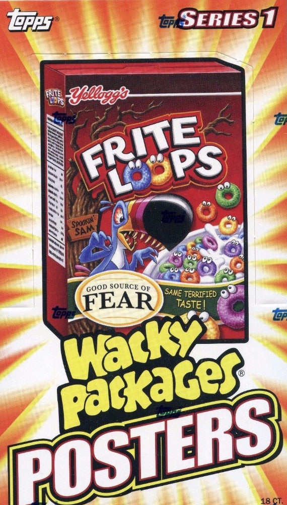 4 Wacky Packages Series 1 Posters Card Box 4 Sealed Boxes 18 Packs Topps 2012   - TvMovieCards.com