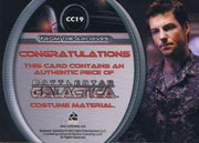 Battlestar Galactica Season One Captain Lee Apollo Adama Costume Card CC19   - TvMovieCards.com