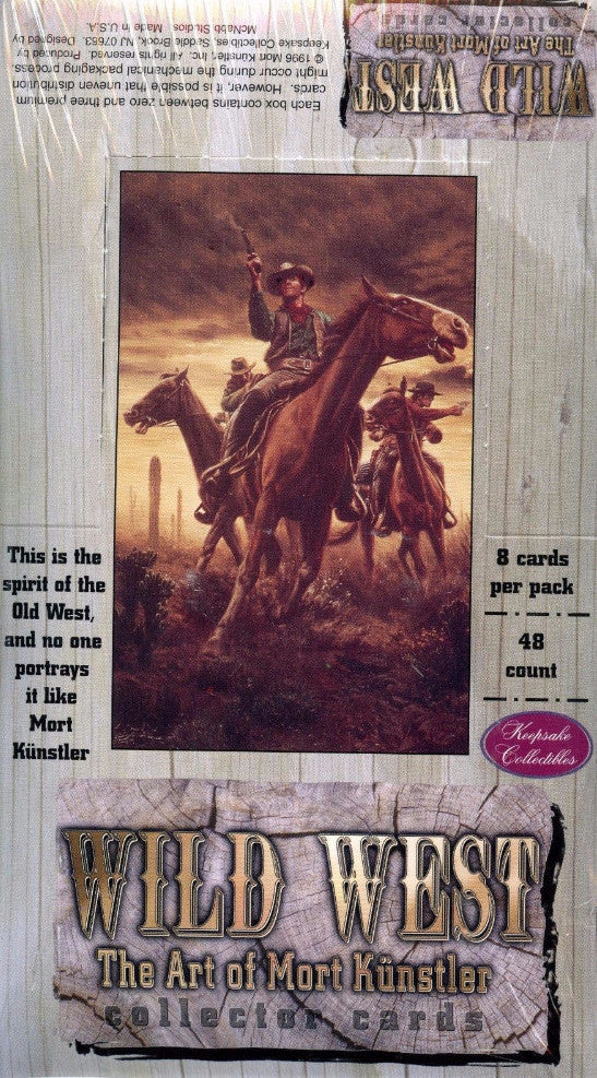Wild West The Art of Mort Kunstler Card Box Keepsake 1996 Comic Image - TvMovieCards.com