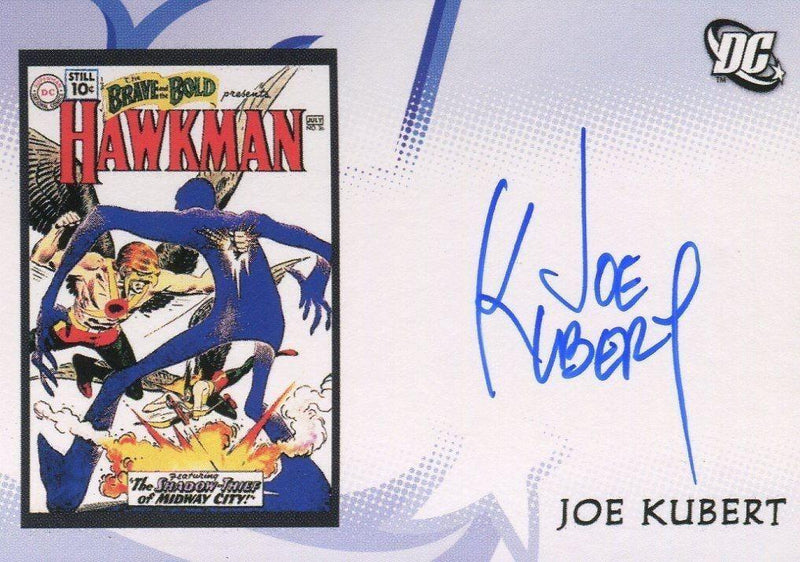 DC Legacy Card Album Joe Kubert Autograph and Promo Card P3 DC Comics   - TvMovieCards.com