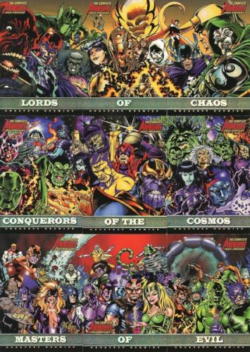 Avengers Complete 1963 to Present Greatest Enemies Chase Card Set   - TvMovieCards.com