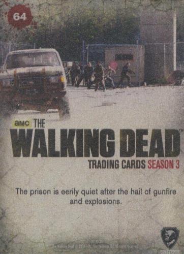 Walking Dead Season 3 Part 2 Metal Base Parallel Chase Card #64   - TvMovieCards.com