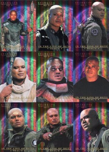 Stargate SG-1 Season Seven In the Line of Duty Teal'c Chase Card Set   - TvMovieCards.com
