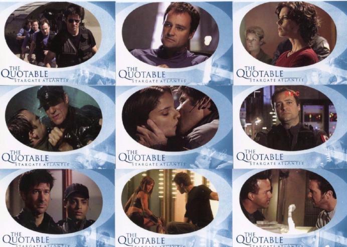 Stargate Atlantis Season One Quotable Chase Card Set   - TvMovieCards.com