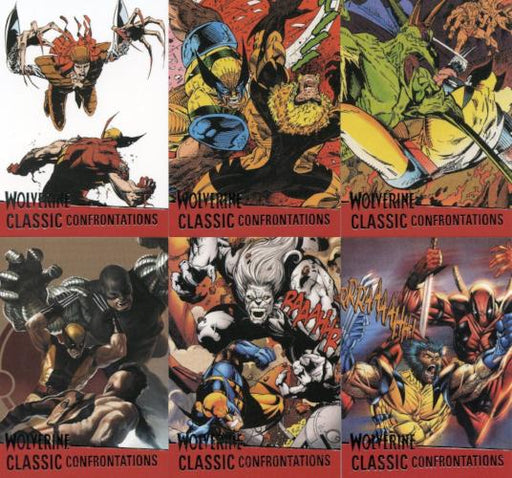 X-Men Origins: Wolverine Movie Classic Confrontations Chase Card Set 6 Cards   - TvMovieCards.com