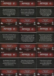 Revenge Season 1 Behind the Scenes Chase Card Set 9 Cards   - TvMovieCards.com