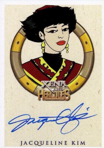 Xena & Hercules Animated Adventures Jacqueline Kim Autograph Card   - TvMovieCards.com