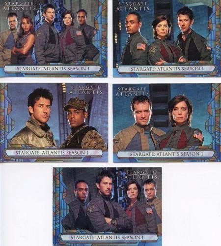 Stargate Atlantis Season One Promo Card Set 5 Cards   - TvMovieCards.com