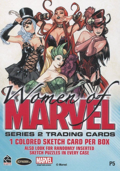 Marvel Women of Marvel Series Two Card Album with Promo Card P5   - TvMovieCards.com